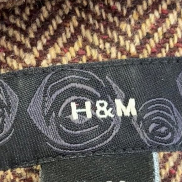 H&M herringbone wool jacket blazer 10 - Picture 7 of 14